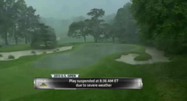 Video-US-Open-2013-ESPN-Suspensión-del-Juego-Merion-Golf-Club