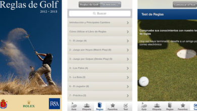 Aplicación Reglas del Golf para iPhone y iPad - RFEG