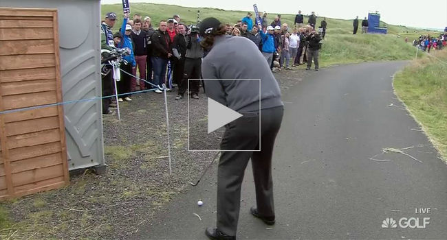 Phil Mickelson - Golf - Scottish Open - Golpe en camino 2014
