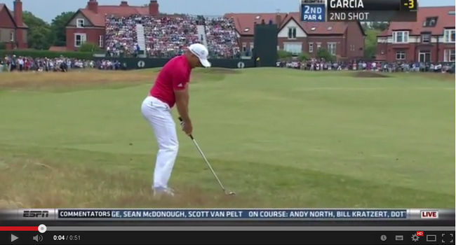 Sergio García - The Open - 2014 - Eagle - Golf