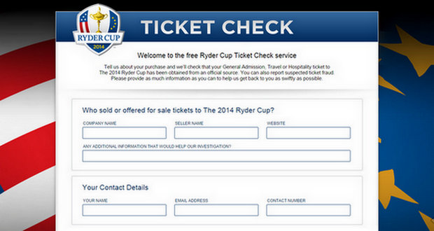 Comprobar entradas Ryder Cup 2014 - Golf