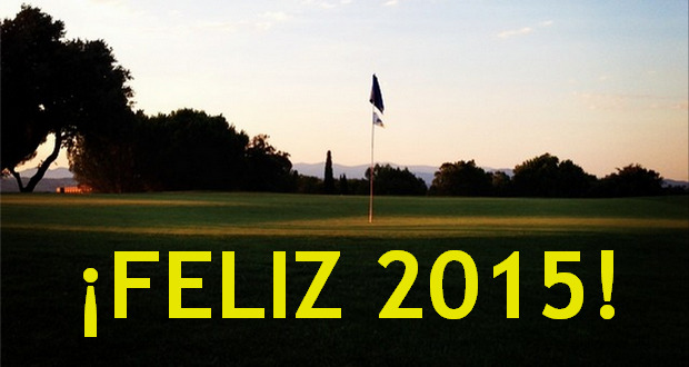 Feliz año 2015 de golf