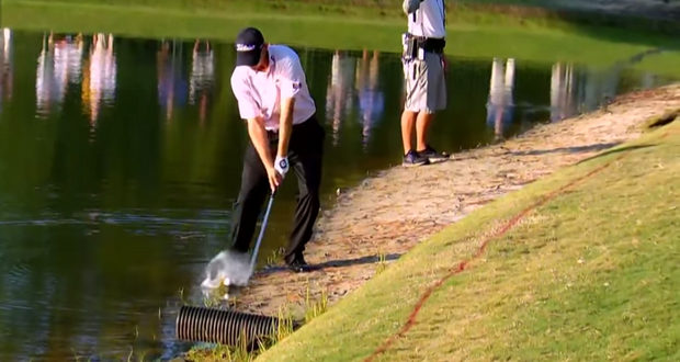Vídeo de golpes de golf complicados