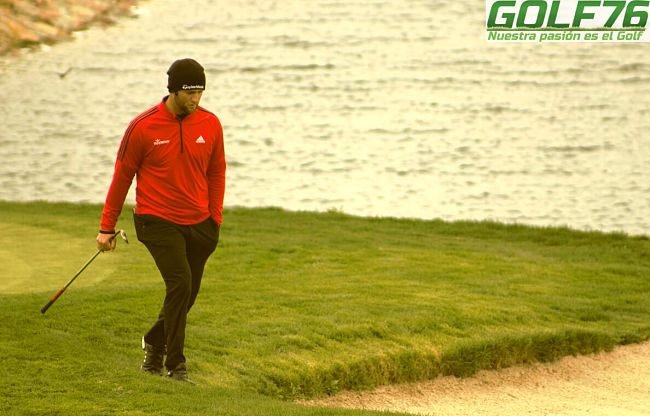 Jon Rahm Bunker Hoyo 18 - Open de España de Golf 2018 - Golf76