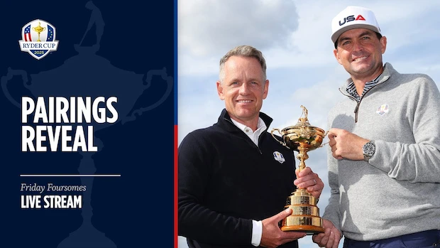 Los capitanes anunciaron los emparejamientos del viernes de la Ryder Cup