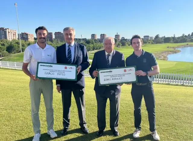 Ignacio Mateo y Álvaro Morales logran plaza en la previa del Open de España 2025.